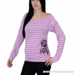 Zľavy - Oblečenie dámske, Fox tričko Slam L/S, ružovo fialová