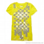 Oblečenie - Dámske, Fox dámske tričko Switch Crew neck, žltá
