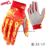 Leatt rukavice AirFlex Lite, žlto červená