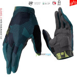 Cyklo oblečenie - Pánske, Leatt MTB 3.0 Endurance rukavice teal, zelená