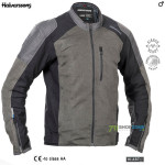 Moto oblečenie - Bundy, Halvarssons textile jacket Arvika black/grey, čierno šedá