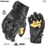 Moto oblečenie - Rukavice, Halvarssons Flon glove black/beige, čierno bežová