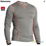 Moto oblečenie - Termo, Halvarssons Light Wool termo tričko, šedá