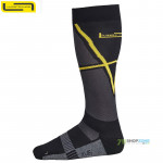 Moto oblečenie - Termo, Lindstrands Cool sock letné moto ponožky, čierno žltá