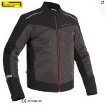 Moto oblečenie - Bundy, Lindstrands Delsbo textilná bunda, grey black