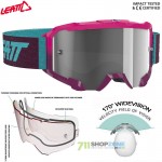 Zľavy - Moto, Leatt okuliare Velocity 4.5, neon pink