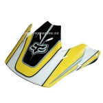 Moto oblečenie - Helmy, Fox V3 Race náhradný šilt, žltá