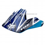 Moto oblečenie - Helmy, Fox V3 SX náhradný šilt, modrá