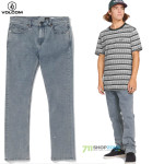 Volcom džínsy Vorta Denim, ash blue
