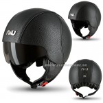 Moto oblečenie - Helmy, NAU Shadow Jet helmet, čierna
