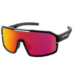 Cyklo oblečenie - Okuliare, Hqbc Qalks cyklistické slnečné okuliare, čierna