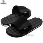 Oblečenie - Pánske, Volcom Recliner Slide sandals, black white