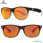Oblečenie - Slnečné okuliare, Volcom Fourty6 slnečné okuliare VE03103017, matná čierna/červené sklo