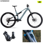 E-bike - Bicykle, HIBIKE LYKE CF 11, carbon silber