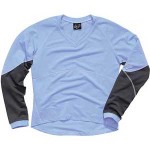 Cyklo oblečenie - Dámske, Fox dámsky dres Diva L/S jersey, modrá