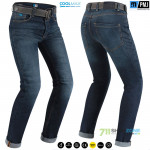 Moto oblečenie - Nohavice, PMJ moto jeans Caferacer Legend, modrá