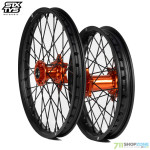 Technika - Kolesá/príslušenstvo, Sixty5 sada kolies KTM 1.60-21"/2.15-18", oranžová