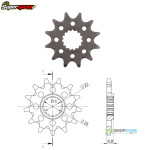 Technika - Reťazové sady, Supersprox CST-1901-12 vývodové koliesko Husq/KTM